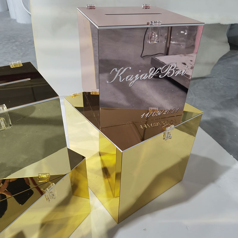 Wedding Card Box - アクリル製イノベーションカードボックス ウェディングカードボックス ウェディングデコレーション 大人気商品