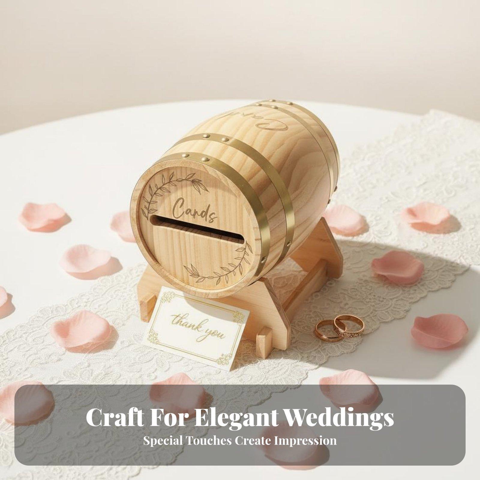 結婚式や誕生日パーティー、その他のイベントで使える、スロット - Wedding Card Box のレビューと価格